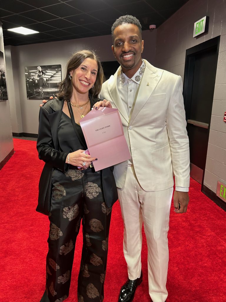 Stephanie Mayers at the Grammy awards